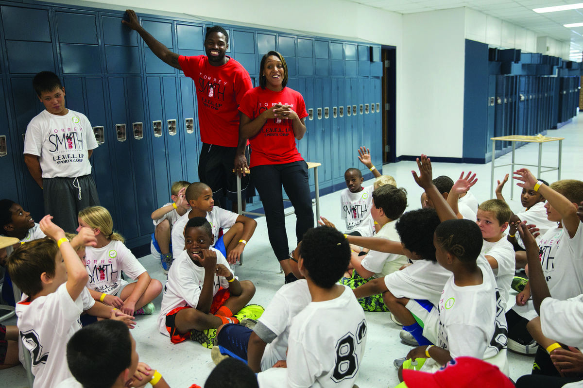 NFL: Campers learn what it takes to succeed from pros Smith, McDougle